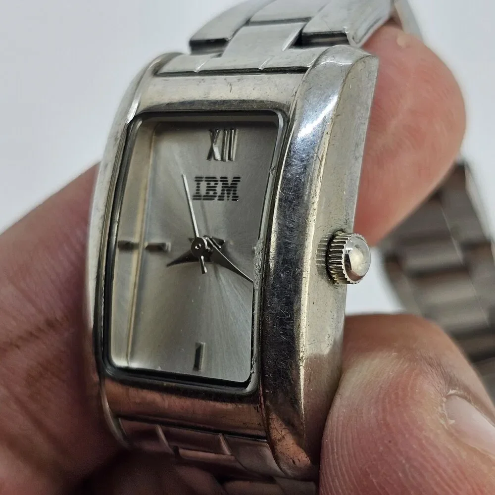 IBM Women's Watch‎ 20MM Gray Dial Gray Bracelet Band 7